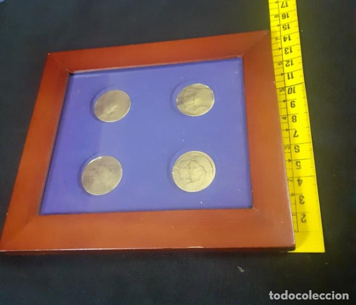Material numism&aacute;tico: peque&ntilde;o cuadro para exponer monedas - Foto 4