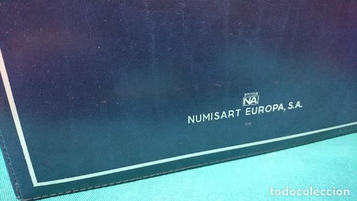 Material numism&aacute;tico: &Aacute;LBUM VAC&Iacute;O PARA MONEDAS LA CONQUISTA DEL ESPACIO, NUMISART - Foto 2