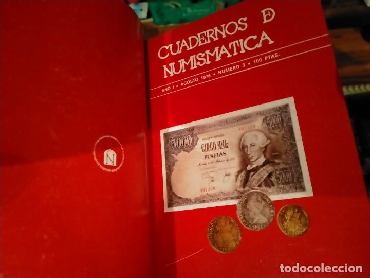 Material numism&aacute;tico: CUADERNOS DE NUMISMATICA.NUMINTER S.A. MADRID A&Ntilde;OS 1978-1980 - Foto 4