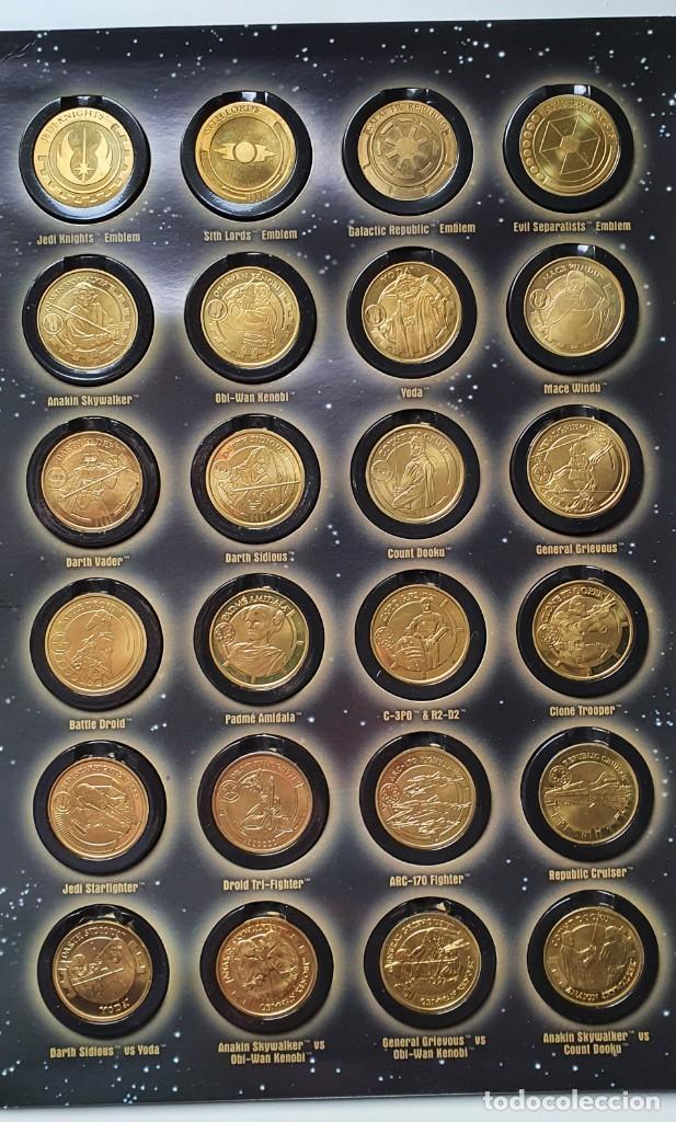 Material numismático: Star wars: coleccion monedas la venganza de los sith - Foto 2 - 256052505
