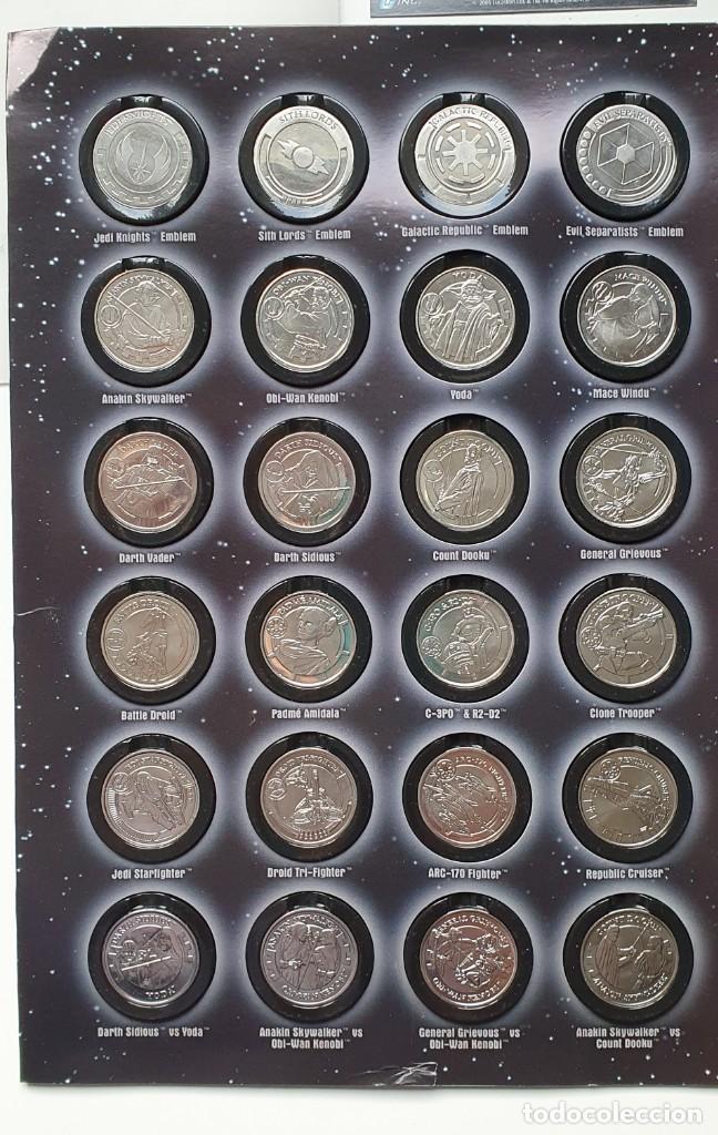 Material numismático: Star wars: coleccion monedas la venganza de los sith - Foto 3 - 256052505
