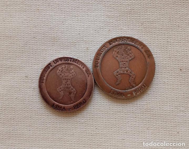 Material numism&aacute;tico: Peru Fichas El Palatino , Lima - Peru - Foto 2