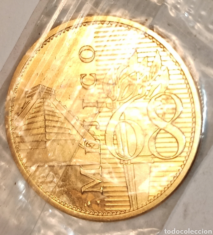 Material numism&aacute;tico: moneda juegos olimpicos mexico1968 numismatica - Foto 2