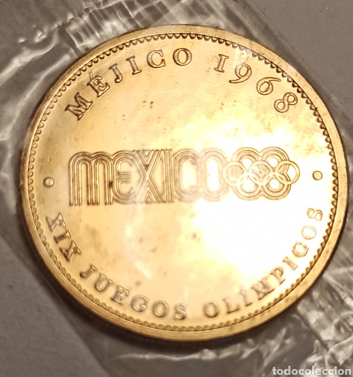 Material numism&aacute;tico: moneda juegos olimpicos mexico1968 numismatica - Foto 1