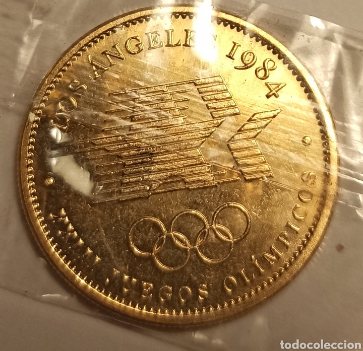 Material numism&aacute;tico: moneda juegos olimpicos L.A 1984 numismatica - Foto 2