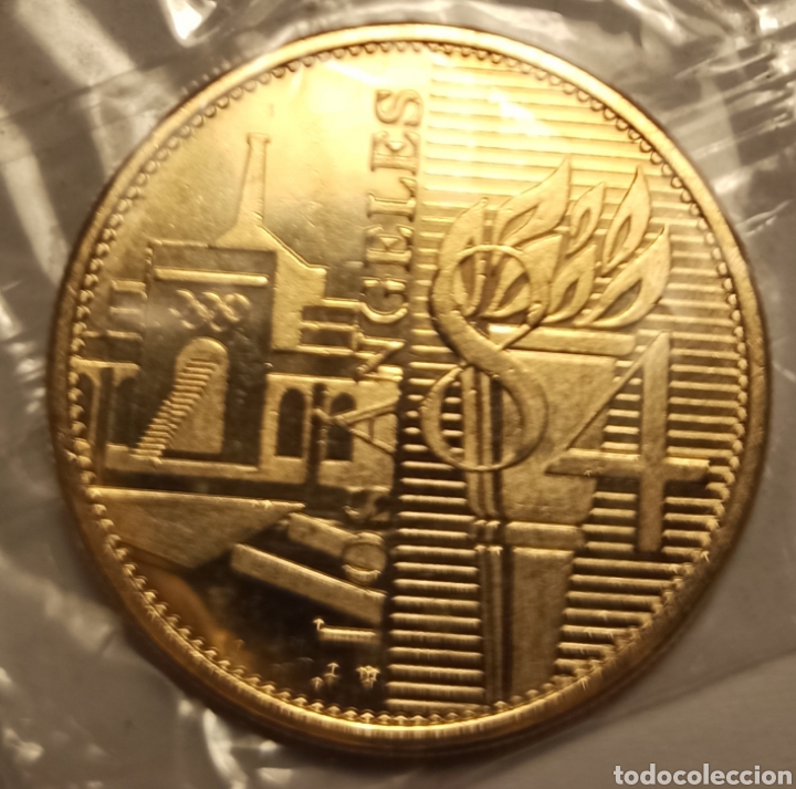 Material numism&aacute;tico: moneda juegos olimpicos L.A 1984 numismatica - Foto 1