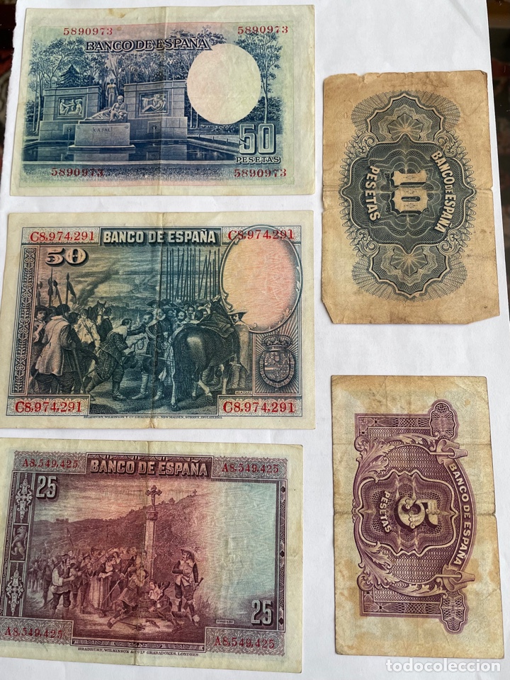 Material numism&aacute;tico: LOTE BILLETES ESPA&Ntilde;A - Foto 2