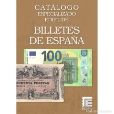 Material numismático: CATALOGO BILLETES DE ESPAÑA EDIFIL ESPECIALIZADO EDICION 2021 A COLOR. Lote 276614543
