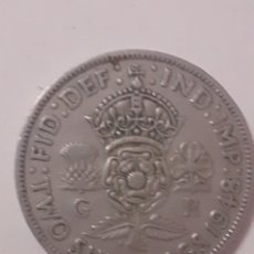 Material numismático: MONEDA DE 2 SHILLINGS. JORGE VI, 1948.. Lote 276639203