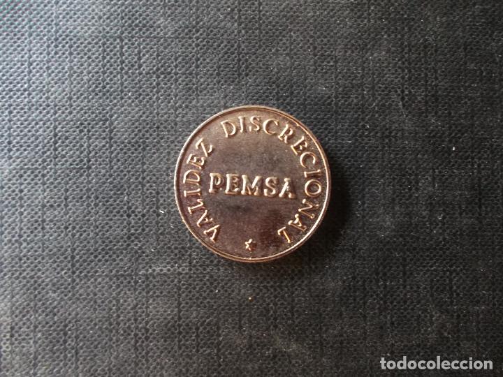 Material numism&aacute;tico: ficha Poble Espa&ntilde;ol Barcelona - Pemsa - - Foto 2