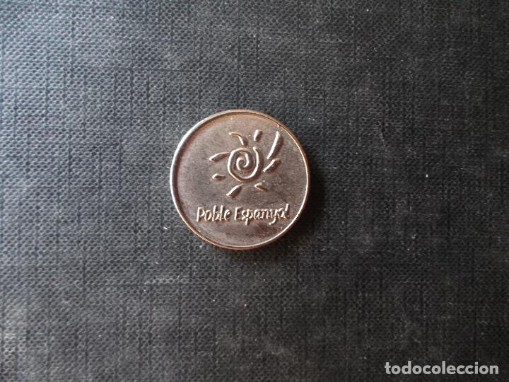 Material numism&aacute;tico: ficha Poble Espa&ntilde;ol Barcelona - Pemsa - - Foto 3
