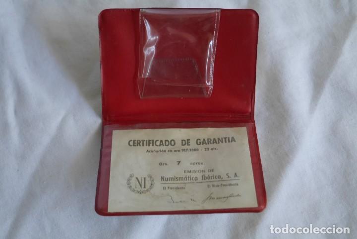 Material numism&aacute;tico: Funda para moneda de oro Numism&aacute;tica Ib&eacute;rica - Foto 1