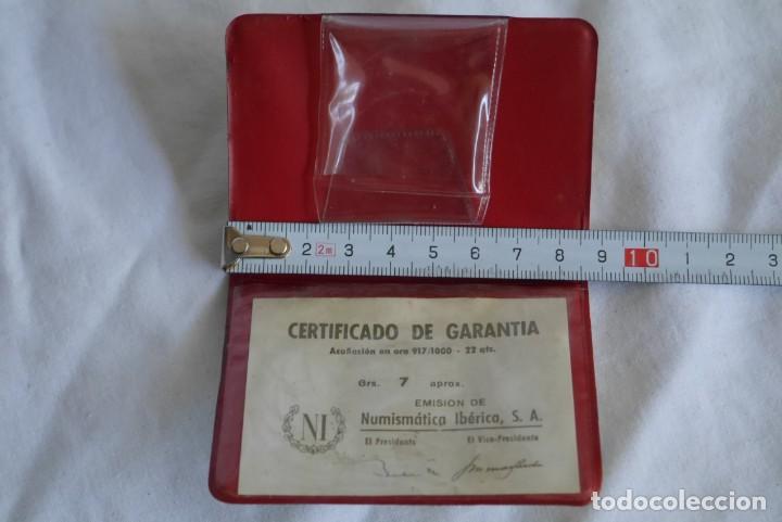 Material numism&aacute;tico: Funda para moneda de oro Numism&aacute;tica Ib&eacute;rica - Foto 3