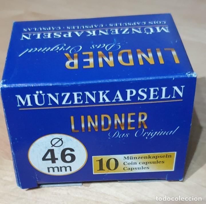 Material numism&aacute;tico: CAJA DE CAPSULAS DE 10 UNIDADES DE 46 mm - Foto 1