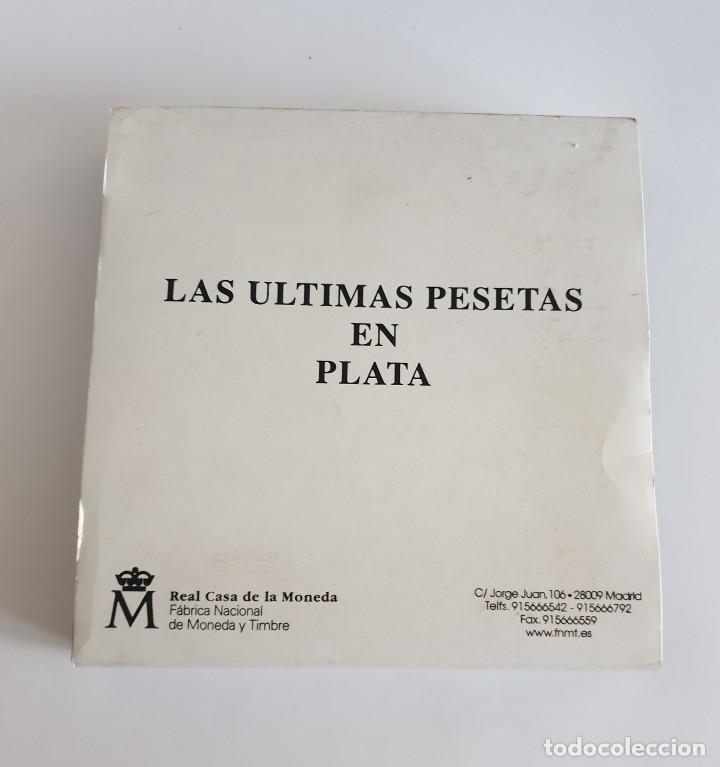 Material numism&aacute;tico: Colecci&oacute;n monedas Las &uacute;ltimas pesetas en plata - Foto 5