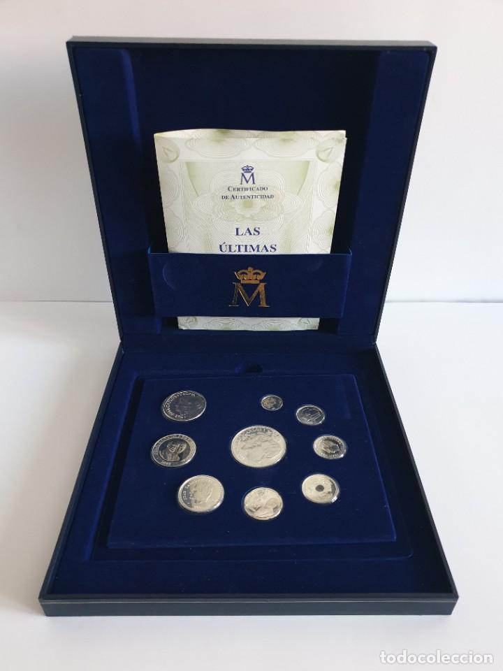 Material numism&aacute;tico: Colecci&oacute;n monedas Las &uacute;ltimas pesetas en plata - Foto 1