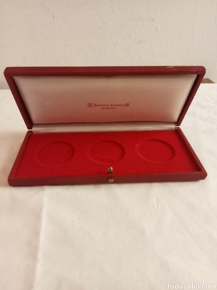 Material numism&aacute;tico: ACU&Ntilde;ACIONES ESPA&Ntilde;OLAS BARCELONA ESTUCHE - Foto 6