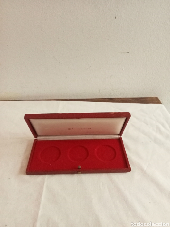 Material numism&aacute;tico: ACU&Ntilde;ACIONES ESPA&Ntilde;OLAS BARCELONA ESTUCHE - Foto 2