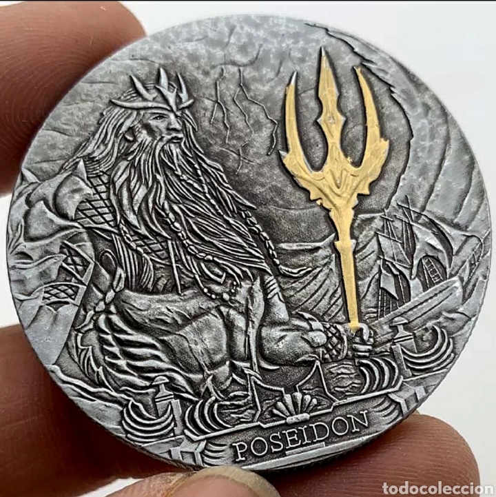 Numismatisches Material: Moneda de Plata Poseidon ENV&Iacute;O GRATIS!!