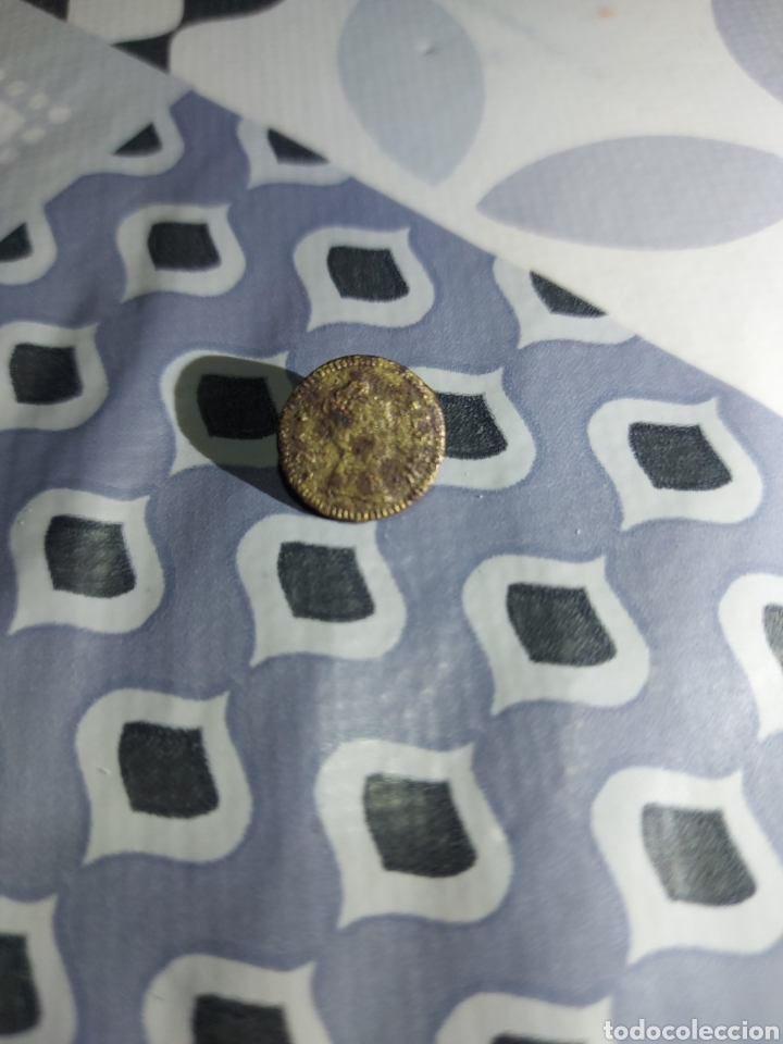 Material numism&aacute;tico: Bot&oacute;n guerra carlistica Isabel ii - Foto 1