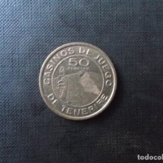 Material numismático: FICHA MONETARIA DE 50 PESETAS CASINOS DE JUEGO DE TENERIFE