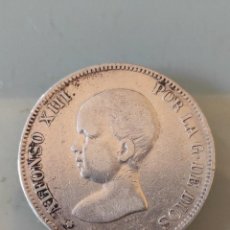 Materiale numismatico: MONEDA DE 5 PESETAS DE PLATA 1890. Lote 311739553