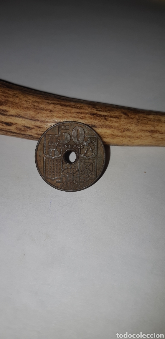Material numism&aacute;tico: Moneda de 50ctms - Foto 2