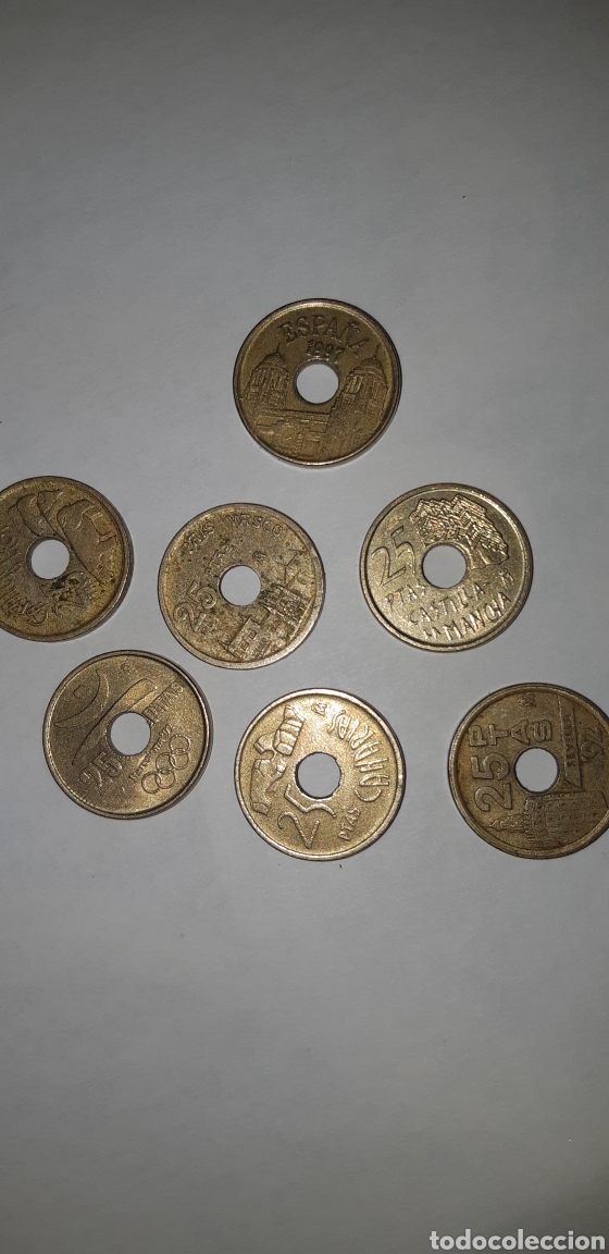 Material numism&aacute;tico: Monedas de 25 pesetas - Foto 1