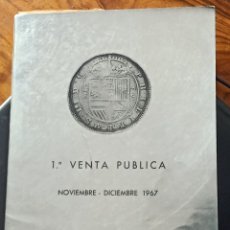 Material numismático: CATÁLOGO DE LA SUBASTA DE MONEDAS Y MEDALLAS CAYÓN PRIMER CATÁLOGO 1967. Lote 314166778
