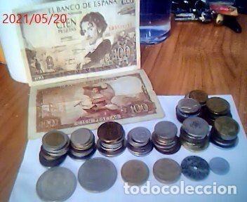 Material numism&aacute;tico: MONEDAS EXTRANJERAS Y ESPA&Ntilde;OLA MAS BILLETES ESPA&Ntilde;OL - Foto 3
