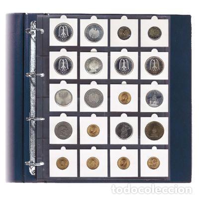 Numismatisches Material: 30 Hojas FOLIO 27X33cm.Para 20 Cartones