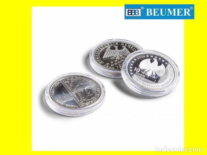 Material numism&aacute;tico: C&aacute;psulas ULTRA sin canto. Caja de 10.Medida a elegir - Foto 1