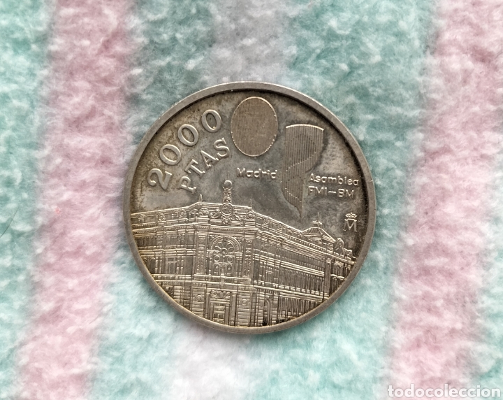 Material numism&aacute;tico: Moneda de 2000 pts 1994 - Foto 2