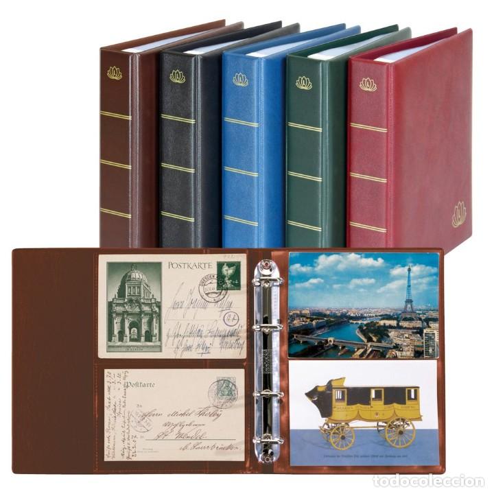 Material numism&aacute;tico: &Aacute;LBUM PARA TARJETAS POSTALES LOTOS, EN COLOR MARR&Oacute;N