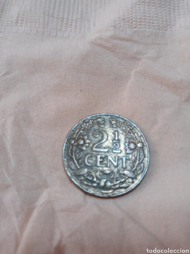 Material numism&aacute;tico: 2 1/2 cent.1944 pa&iacute;ses bajos - Foto 4