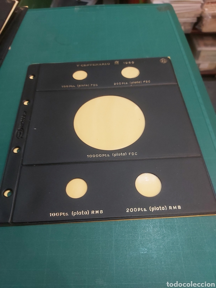 Material numism&aacute;tico: PARDO HOJA 32 V CENTENARIO 1989 PLATA - Foto 1