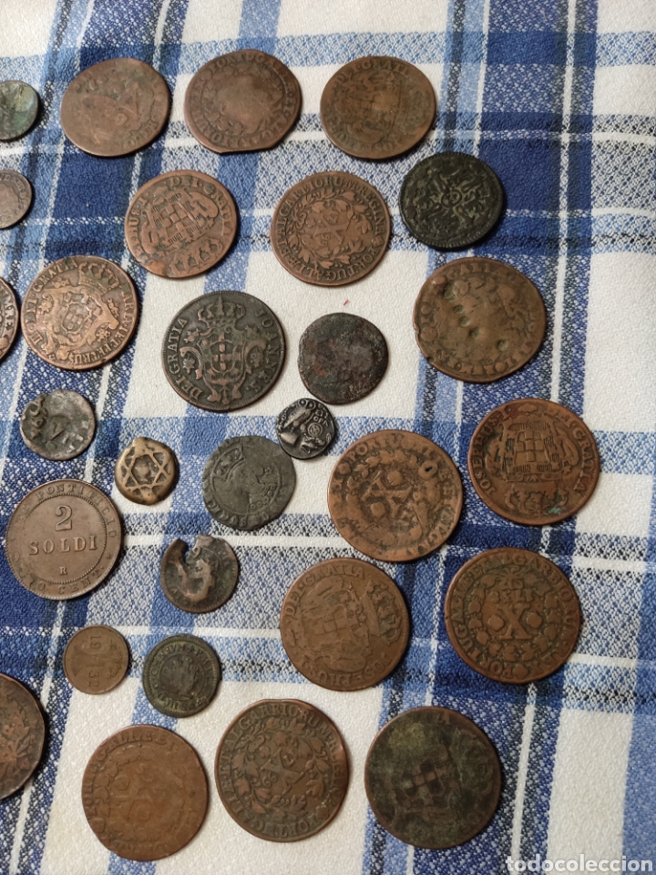 Material numism&aacute;tico: Lote monedas antiguas . - Foto 2