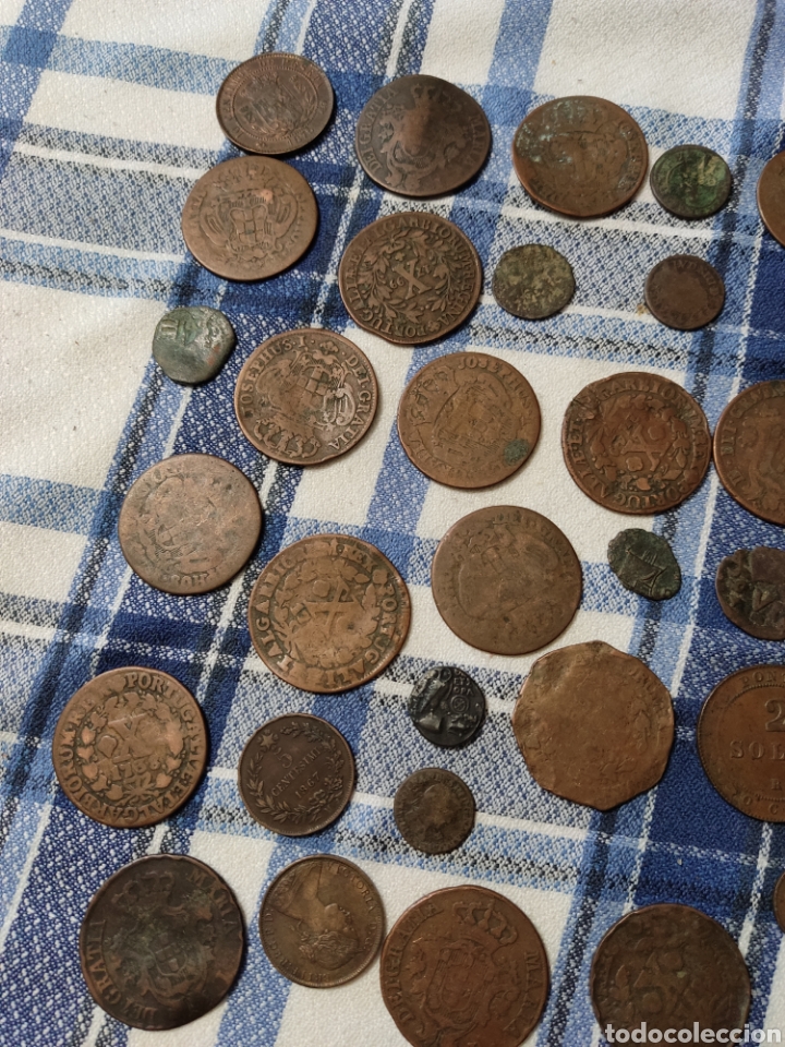 Material numism&aacute;tico: Lote monedas antiguas . - Foto 3