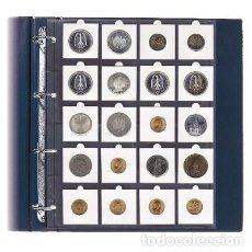 Materiale numismatico: 50 HOJAS FOLIO 27X33CM.PARA 20 CARTONES. Lote 340398328