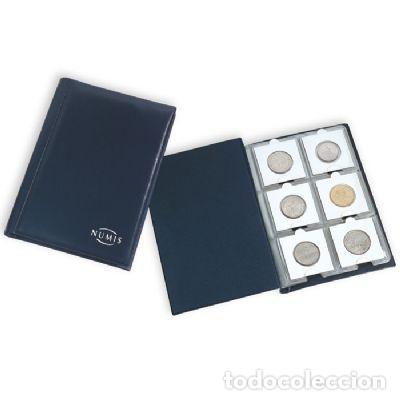 Material numism&aacute;tico: 3 &Aacute;lbumes de bolsillo para monedas encartonadas NUMIS - Foto 1