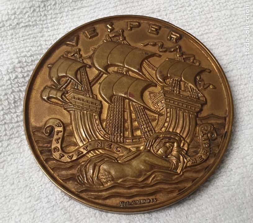 Material numism&aacute;tico: MEDALLA VESPER OFFERT PAR PARIS-SOIR 6,5 CM. DI&Aacute;METRO