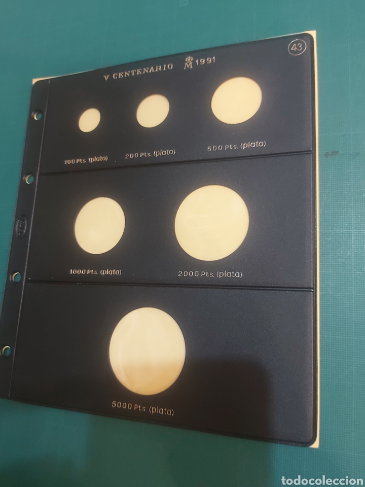 Material numism&aacute;tico: 43 v centenario 1991 plata hojas pardo Ver mis lotes - Foto 1