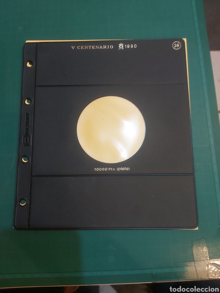 Material numism&aacute;tico: 38 V Centenario 1990 cicuentin hoja Pardo - Foto 1