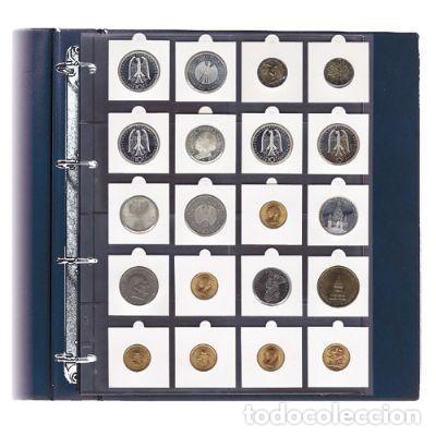 Material numism&aacute;tico: 30 Hojas FOLIO 27X33cm.Para 20 Cartones - Foto 1