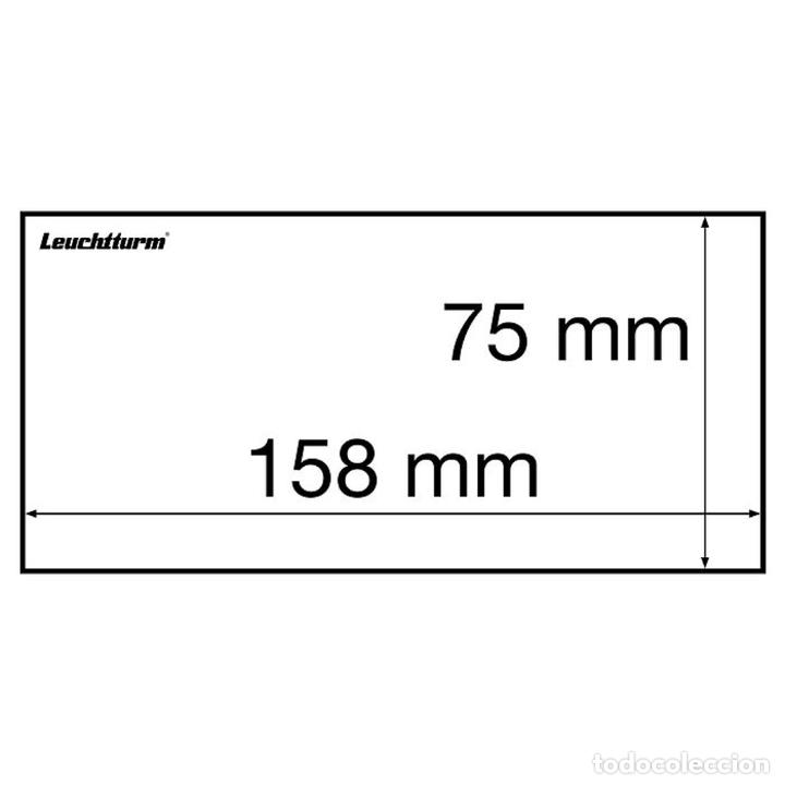 Material numism&aacute;tico: Fundas protectoras billetes Basic 158 Leuchtturm Ref. 344903 - Foto 2