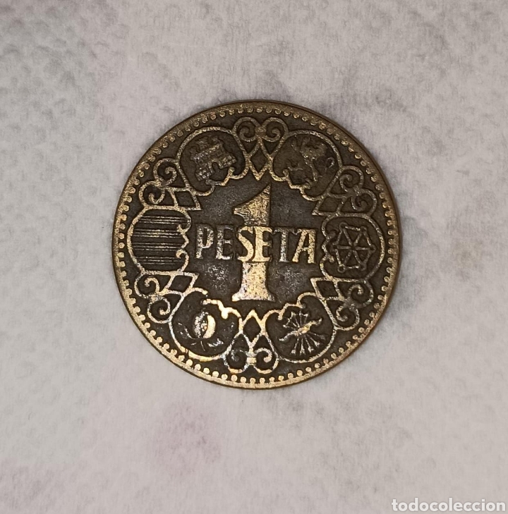 Material numism&aacute;tico: 2 monedas de 1 peseta - Foto 1