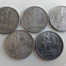 Material numismático: MONEDAS DE 10 CÉNTIMOS TODA LA SERIE 5 DE CADA AÑO. Lote 374973414