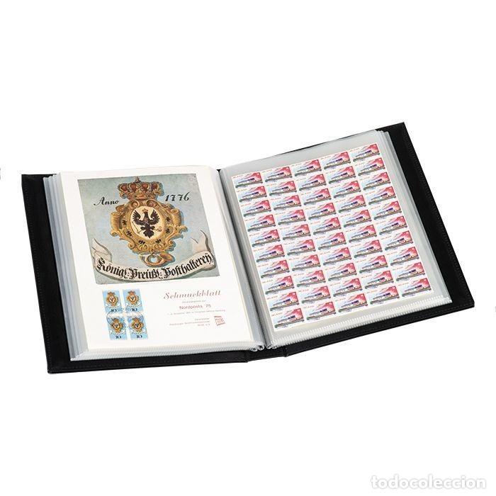 Material numism&aacute;tico: &Aacute;lbum de documentos con 50 fundas, DIN A4 - Foto 1