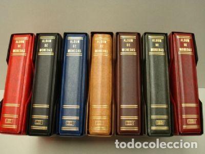 Material numism&aacute;tico: Album NUMIS 21X23 cm. Con Cajet&iacute;n. GAMA DE COLORES.LUXE