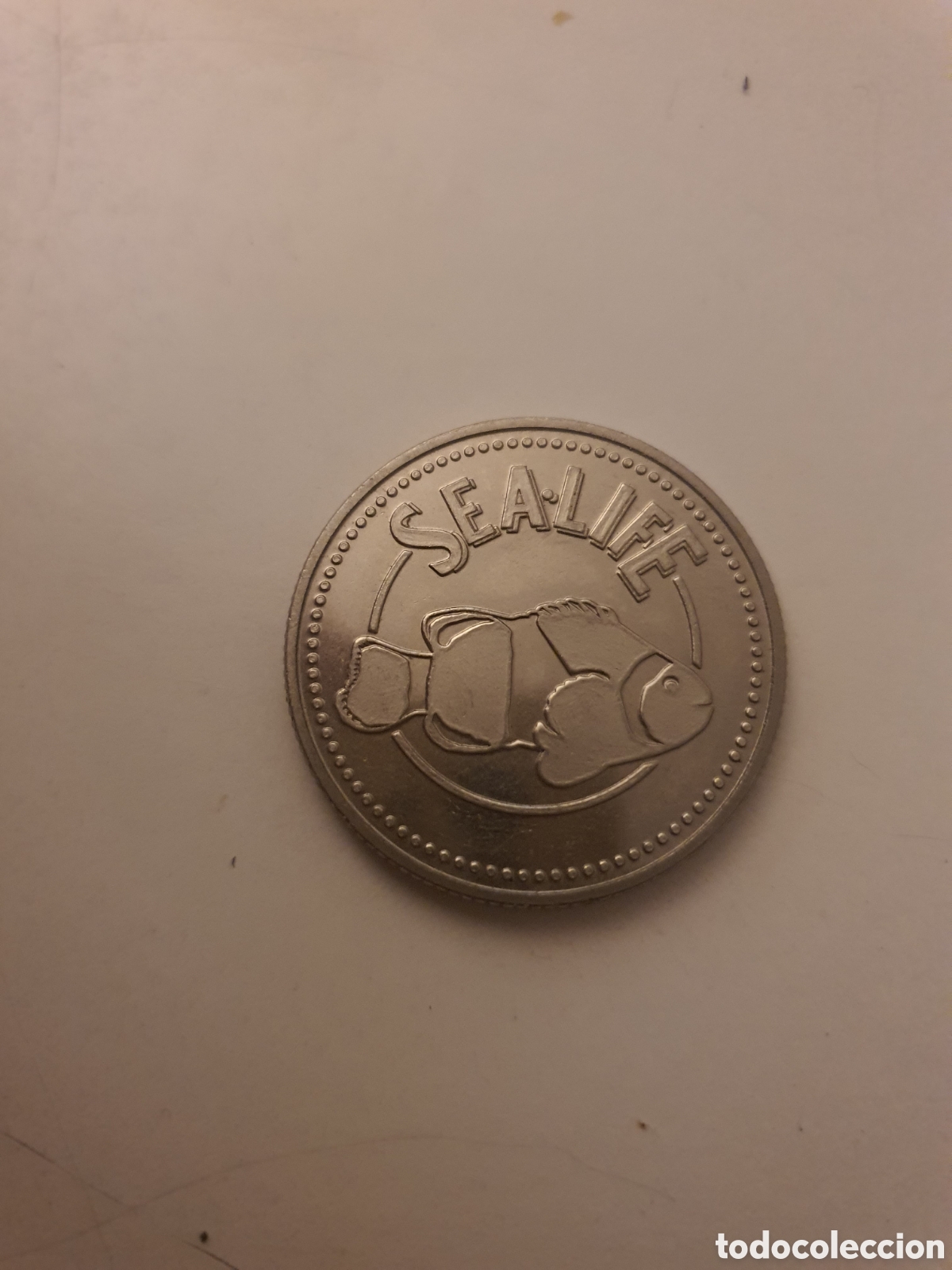 Material numism&aacute;tico: Moneda sea life original. - Foto 2